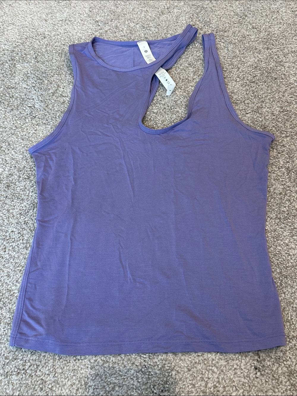 lululemon athletica Lavender Double-Strap Tank Top